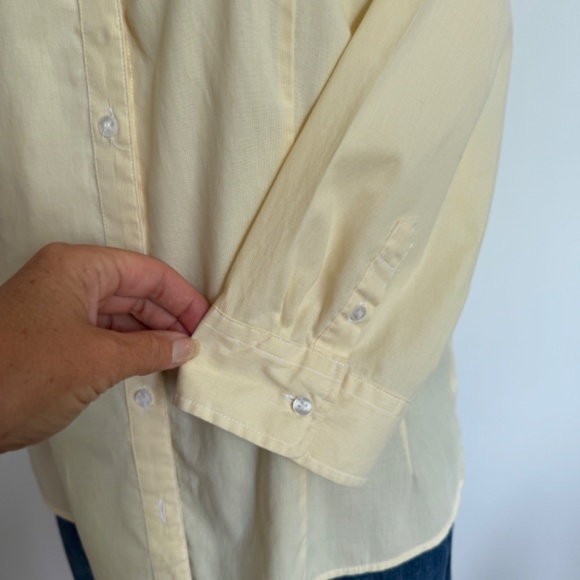 Riders by Lee - Yellow Button Down Fitted Shirts - Picture 6 of 9